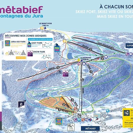 Appartamento Escapade Au Calme De La Rivière Métabief Esterno foto